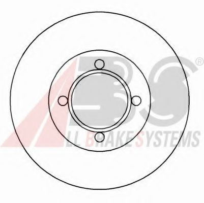 Гальмівний диск перед. Opel Astra F/Tigra -00 (256x19.9) BREMBO арт. 15750