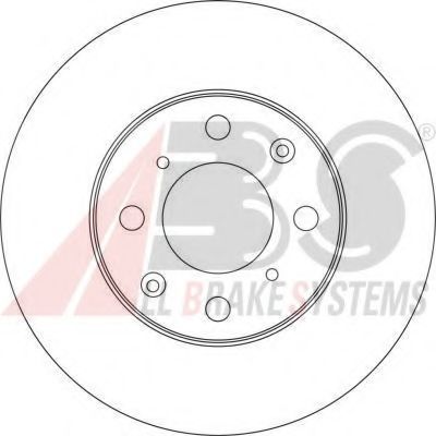 Гальмівний диск перед. Civic 89-/Jazz 08- (240x21) BREMBO арт. 16117