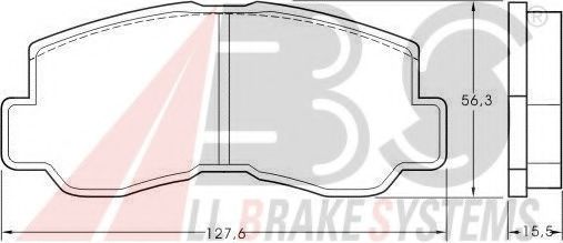 Гальмiвнi колодки дисковi JAPANPARTS арт. 36151