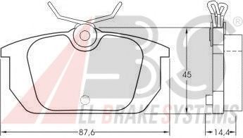 Гальмiвнi колодки дисковi TOKO CARS арт. 36188