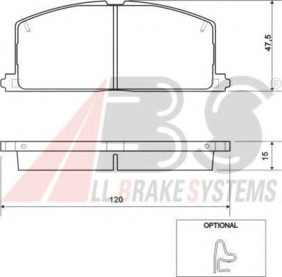 Гальмiвнi колодки дисковi BLUEPRINT арт. 36535