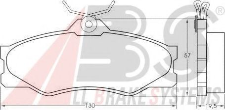 Гальмiвнi колодки дисковi BREMBO арт. 36575