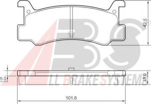 Гальмiвнi колодки дисковi JAPANPARTS арт. 36607