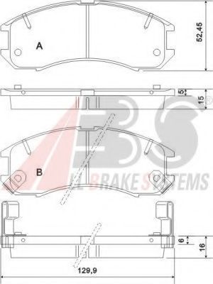 Гальмiвнi колодки дисковi BLUEPRINT арт. 36666