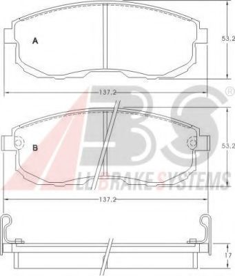 Гальмiвнi колодки дисковi BOSCH арт. 36691