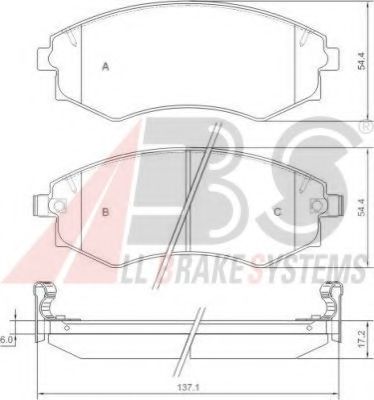 Гальмiвнi колодки дисковi JAPANPARTS арт. 36717