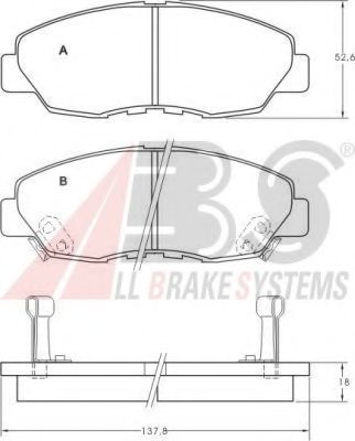 Гальмiвнi колодки дисковi BREMBO арт. 36722