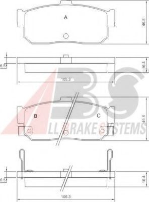 Гальмiвнi колодки дисковi JAPANPARTS арт. 36742