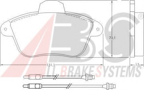 Гальмiвнi колодки дисковi TOKO CARS арт. 36765