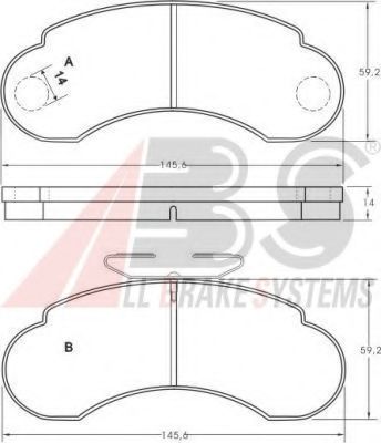 Гальмiвнi колодки дисковi BREMBO арт. 36828