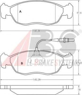 Гальмiвнi колодки дисковi TOKO CARS арт. 36850