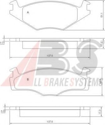 Гальмiвнi колодки дисковi BREMBO арт. 36853