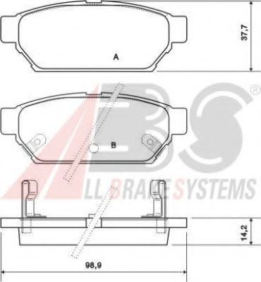 Гальмiвнi колодки дисковi JAPANPARTS арт. 36864