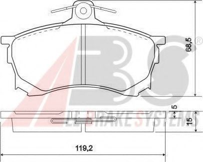 Гальмiвнi колодки дисковi BREMBO арт. 36918