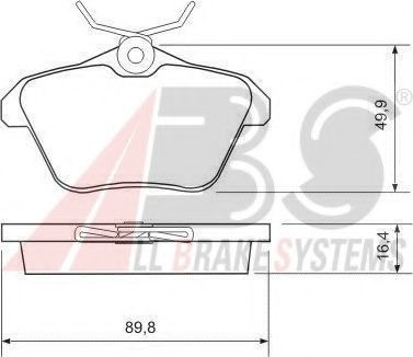 Гальмiвнi колодки дисковi BREMBO арт. 36935