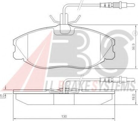 Гальмiвнi колодки дисковi TOKO CARS арт. 36977