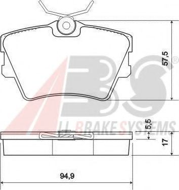 Гальмiвнi колодки дисковi TOKO CARS арт. 36983