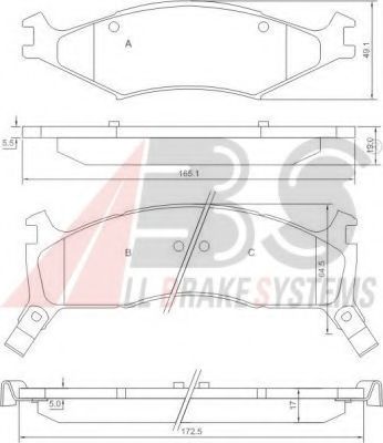 Гальмiвнi колодки дисковi JAPANPARTS арт. 37043