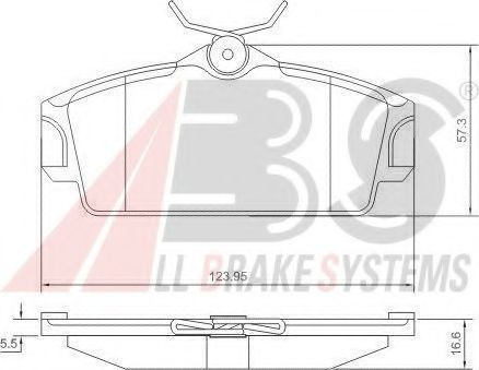 Гальмiвнi колодки дисковi TOKO CARS арт. 37046