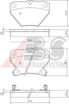 Гальмівні колодки зад. Corolla/Prius/Yaris 99-09 FRICTION MASTER арт. 37136