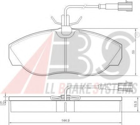 Гальмівні колодки пер. Ducato/Boxer 94-02 (1.4t) BOSCH арт. 37172