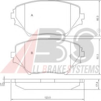 Гальмiвнi колодки дисковi TOKO CARS арт. 37230