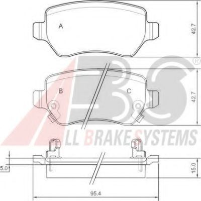 Гальмiвнi колодки дисковi BOSCH арт. 37296