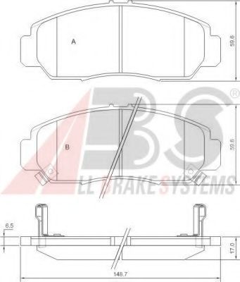 Гальмiвнi колодки дисковi TOKO CARS арт. 37312