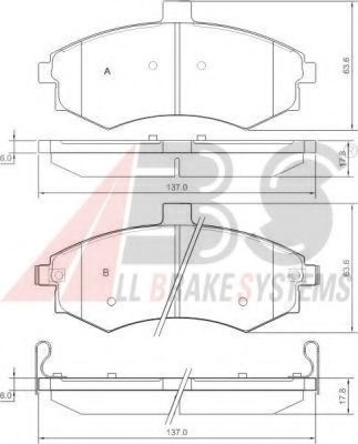 Гальмівні колодки пер. Matrix/Lavita/Elantra/Lantra/Coupe/Cerato 98-10 NIPPARTS арт. 37403