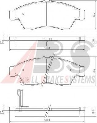 Гальмiвнi колодки дисковi JAPANPARTS арт. 37407