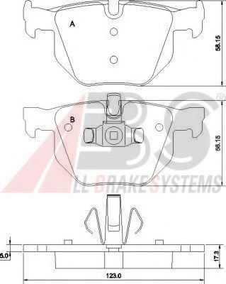 Гальмiвнi колодки дисковi BREMBO арт. 37410