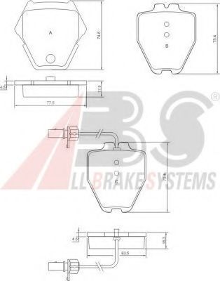 Гальмівні колодки пер. VW Phaeton 02-07 (TRW) FRICTION MASTER арт. 37448