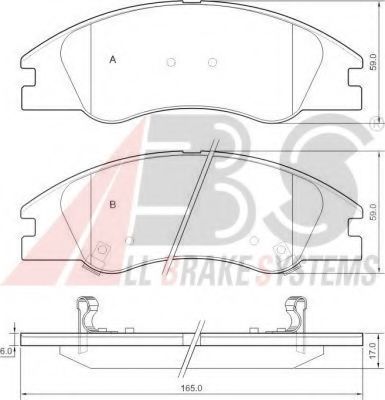 Гальмiвнi колодки дисковi BLUEPRINT арт. 37492