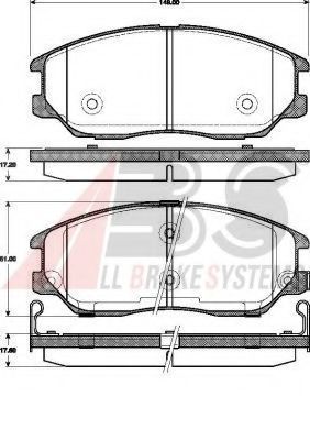 Гальмiвнi колодки дисковi BLUEPRINT арт. 37505