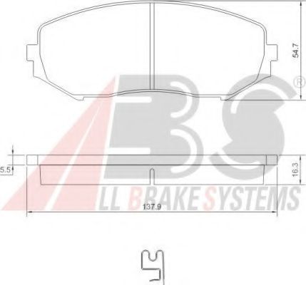 Гальмівні колодки пер. Suzuki Grand Vitara 05-15 (tociko) BREMBO арт. 37531