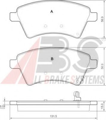 Гальмівні колодки пер. Suzuki SX4 04> LPR арт. 37532