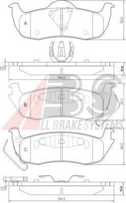 Гальмiвнi колодки дисковi JAPANPARTS арт. 37534