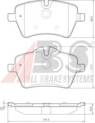 Гальмiвнi колодки дисковi BREMBO арт. 37535