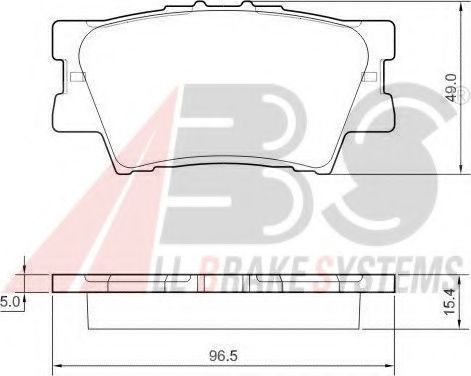 Гальмiвнi колодки дисковi JAPANPARTS арт. 37545