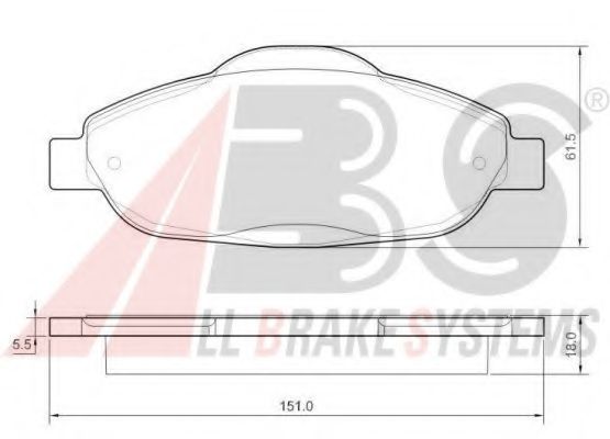 Гальмiвнi колодки дисковi BOSCH арт. 37607