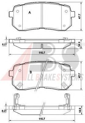 Гальмівні колодки зад. Hyundai H-1 08- (mando) SPK арт. 37619