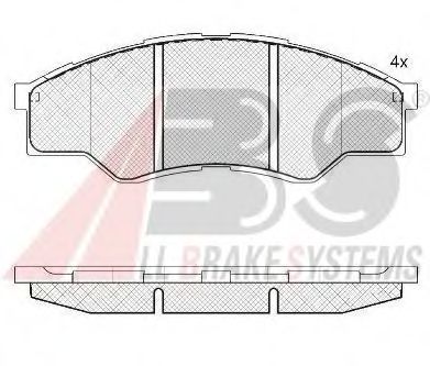 Гальмiвнi колодки дисковi TOKO CARS арт. 37684