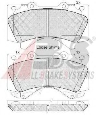 Гальмiвнi колодки дисковi BOSCH арт. 37701