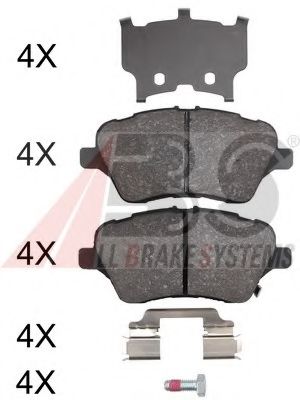 Гальмiвнi колодки дисковi BREMBO арт. 37956