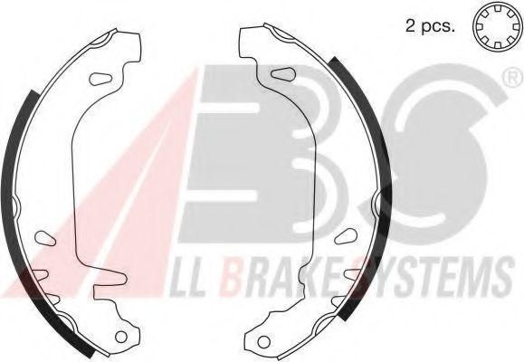 Гальмiвнi колодки барабаннi BREMBO арт. 8135