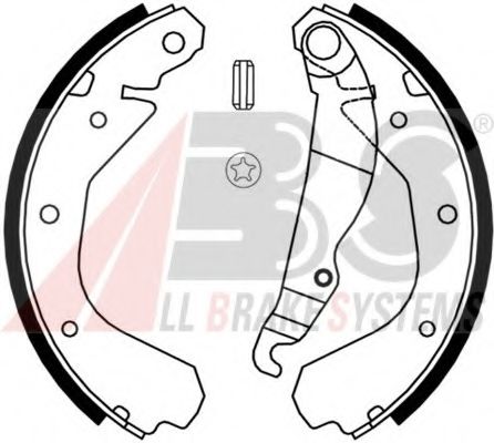 Гальмiвнi колодки барабаннi BREMBO арт. 8809