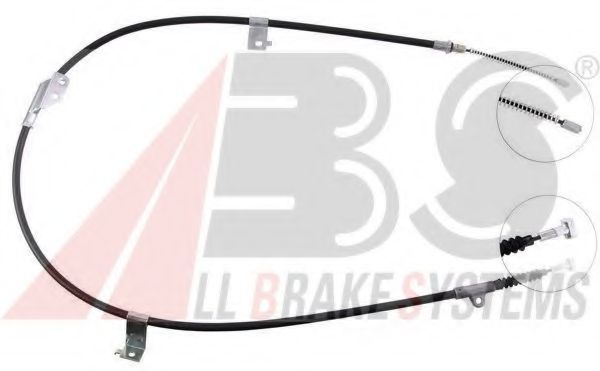 Трос стояночная тормозная система