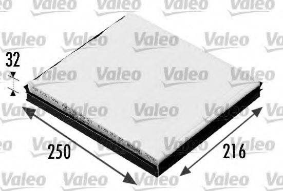 VALEO VW фільтр салону Audi A2PoloSkoda Fabia SEAT Cordoba HENGSTFILTER арт. 698685