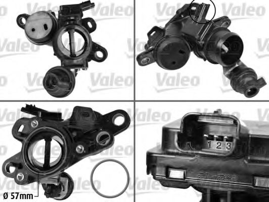 Дросельна заслонка з електроприводом