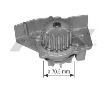 Водяна помпа THERMOTEC арт. 1579